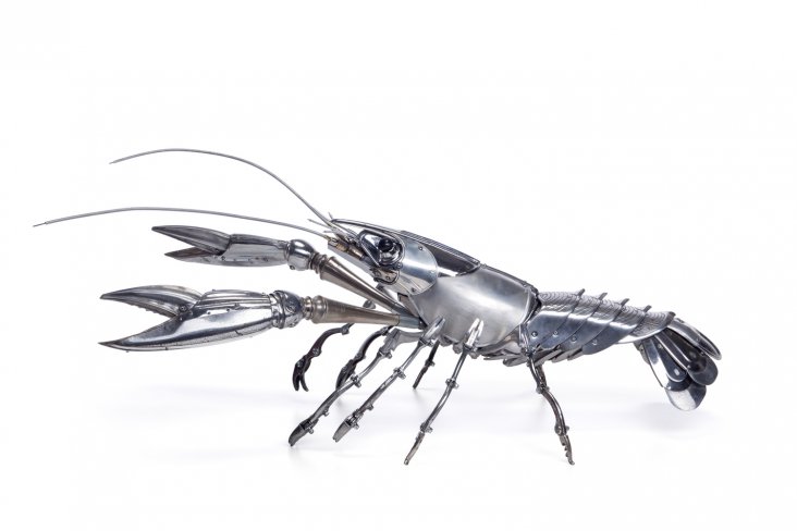 Shiny Insect and Animal Sculptures Made Out of Recycled Kitchen